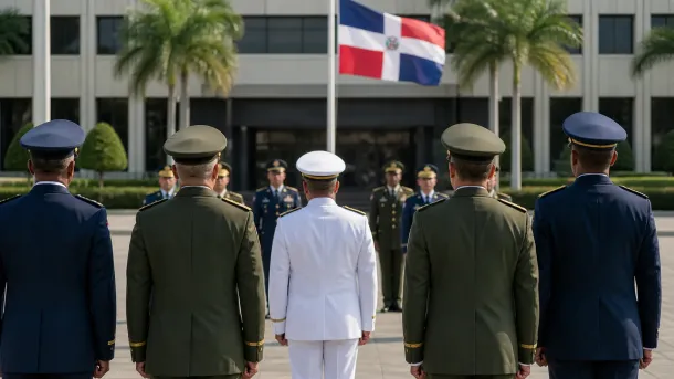 Formación representativa de oficiales de las Fuerzas Armadas dominicanas